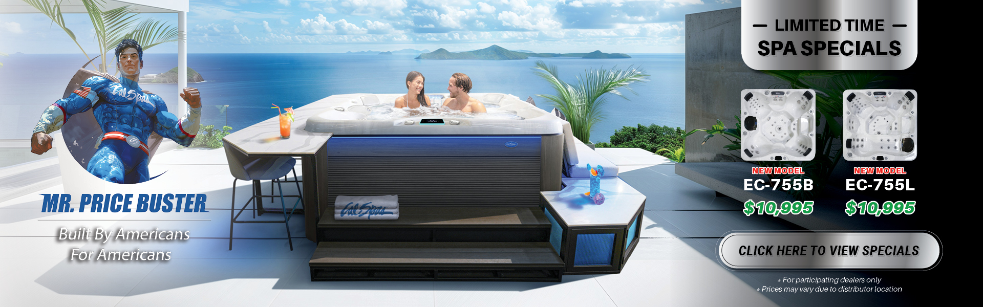 Calspas hot tub being used in a family setting - Philadelphia
