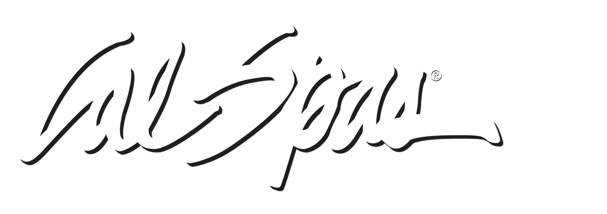 Calspas White logo hot tubs spas for sale Philadelphia